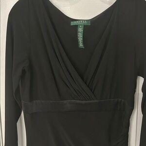 Lauren Ralph Lauren Black Long Sleeve Dress